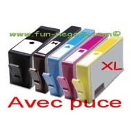 Set de 5 cartouches compatibles HP364, BK, BKPH, C, M, Y 