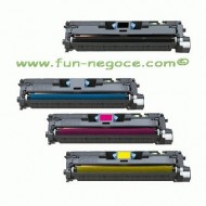 Set de 4 toners compatibles HP Q3960A, Q3961A, Q3962A, Q3963A