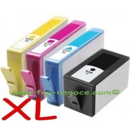 Set de 4 cartouches compatibles HP920, BK, C, M, Y 