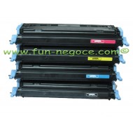 Set de 4 toners compatibles HP Q6000A, Q6001A, Q6002A, Q6003A