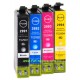 Set de 4 cartouches compatibles T2991XL, T2992XL, T2993XL, T2994XL